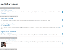 Tablet Screenshot of martialzone.blogspot.com