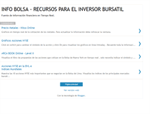 Tablet Screenshot of infobolsasdelmundo.blogspot.com