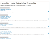 Tablet Screenshot of leblogdelimmobilier.blogspot.com