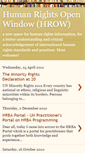 Mobile Screenshot of humanrightsopenwindow.blogspot.com
