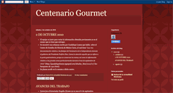 Desktop Screenshot of centenariogourmet.blogspot.com