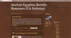 Desktop Screenshot of egyptianburials.blogspot.com