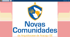 Desktop Screenshot of novascomunidadesaracaju.blogspot.com