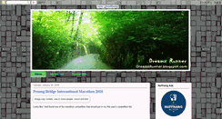 Desktop Screenshot of dreamzrunner.blogspot.com