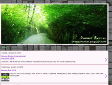 Tablet Screenshot of dreamzrunner.blogspot.com