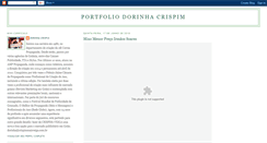 Desktop Screenshot of dorinhacrispim.blogspot.com