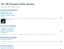 Tablet Screenshot of 100thousanddollardecision.blogspot.com