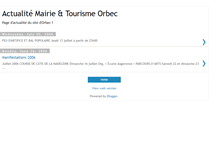 Tablet Screenshot of mairieorbec.blogspot.com