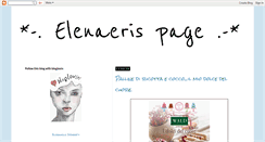 Desktop Screenshot of elenaeris.blogspot.com