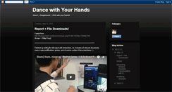 Desktop Screenshot of dancewithyourhands.blogspot.com