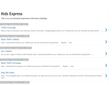 Tablet Screenshot of homeschoolkidsexpress.blogspot.com