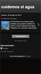 Mobile Screenshot of cuidemoselagua9.blogspot.com