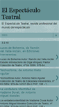 Mobile Screenshot of elespectaculoteatral.blogspot.com