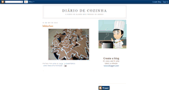 Desktop Screenshot of diariodecozinha.blogspot.com