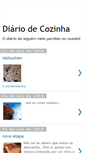 Mobile Screenshot of diariodecozinha.blogspot.com