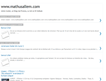 Tablet Screenshot of mathusallem.blogspot.com