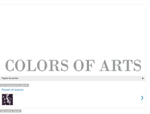 Tablet Screenshot of colors-of-art.blogspot.com