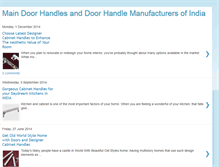 Tablet Screenshot of main-door-handles-manufacturers.blogspot.com