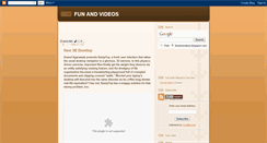 Desktop Screenshot of funandvideos.blogspot.com