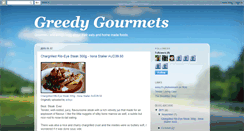 Desktop Screenshot of greedygourmets.blogspot.com