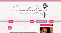 Desktop Screenshot of coisadediva.blogspot.com