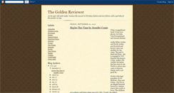 Desktop Screenshot of goldenreviewer.blogspot.com