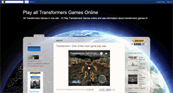 Desktop Screenshot of gamestransformers.blogspot.com