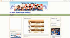 Desktop Screenshot of indiansportsupdate.blogspot.com