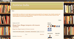 Desktop Screenshot of justicusindia.blogspot.com