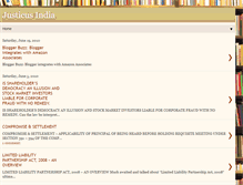 Tablet Screenshot of justicusindia.blogspot.com