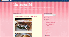 Desktop Screenshot of makansudah.blogspot.com