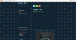 Desktop Screenshot of magicktime.blogspot.com