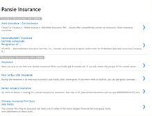 Tablet Screenshot of pansieinsurance.blogspot.com