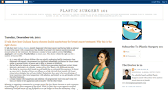 Desktop Screenshot of plasticsurgery101.blogspot.com