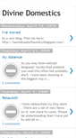 Mobile Screenshot of divinedomestics.blogspot.com