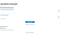 Tablet Screenshot of paradiso-sessuale.blogspot.com
