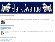 Tablet Screenshot of barkavenueblog.blogspot.com