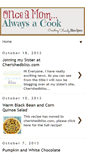 Mobile Screenshot of onceamomalwaysacook.blogspot.com