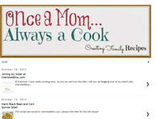 Tablet Screenshot of onceamomalwaysacook.blogspot.com
