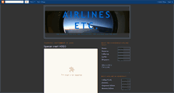 Desktop Screenshot of airlinesetc.blogspot.com