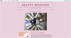 Desktop Screenshot of beautymissions.blogspot.com