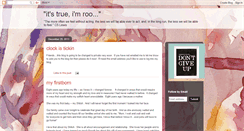 Desktop Screenshot of itstrueimroo.blogspot.com