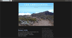 Desktop Screenshot of lesambulantes.blogspot.com