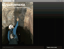 Tablet Screenshot of espeleomineria.blogspot.com