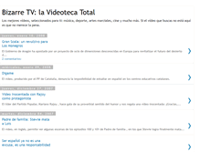 Tablet Screenshot of bizarretv.blogspot.com