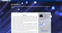 Desktop Screenshot of planificacioncj.blogspot.com