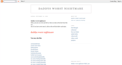 Desktop Screenshot of daddys-worst-nightmare.blogspot.com