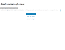 Tablet Screenshot of daddys-worst-nightmare.blogspot.com