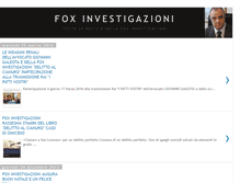 Tablet Screenshot of foxinvestigazioni.blogspot.com