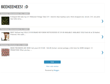 Tablet Screenshot of beekeenee.blogspot.com